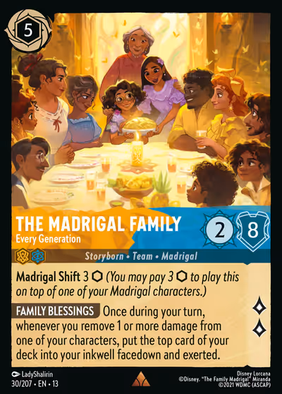 The Madrigal Family - Every Generation #30 Foil — Attack of the Vine! (Rare) · Disney Lorcana