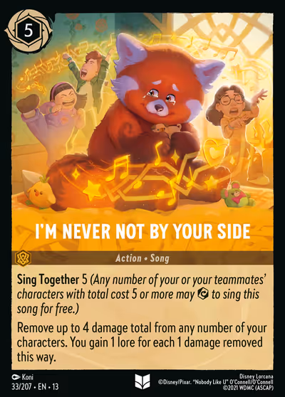 I'm Never Not by Your Side #33 — Attack of the Vine! (Uncommon) · Disney Lorcana