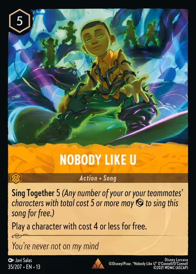Nobody Like U #35 Foil — Attack of the Vine! (Rare) · Disney Lorcana