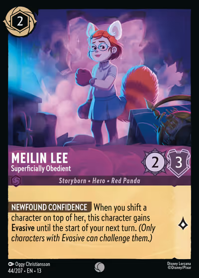 Meilin Lee - Superficially Obedient #44 — Attack of the Vine! (Common) · Disney Lorcana