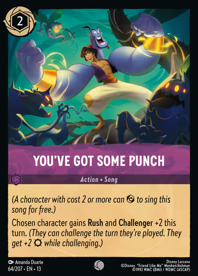 You've Got Some Punch #64 Foil — Attack of the Vine! (Common) · Disney Lorcana