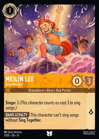 Meilin Lee - Lead Vocalist #7 — Attack of the Vine! (Uncommon) · Disney Lorcana