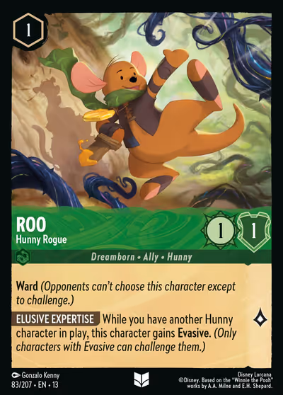 Roo - Hunny Rogue #83 — Attack of the Vine! (Uncommon) · Disney Lorcana