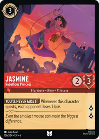 Jasmine - Rebellious Princess #106 (Uncommon)