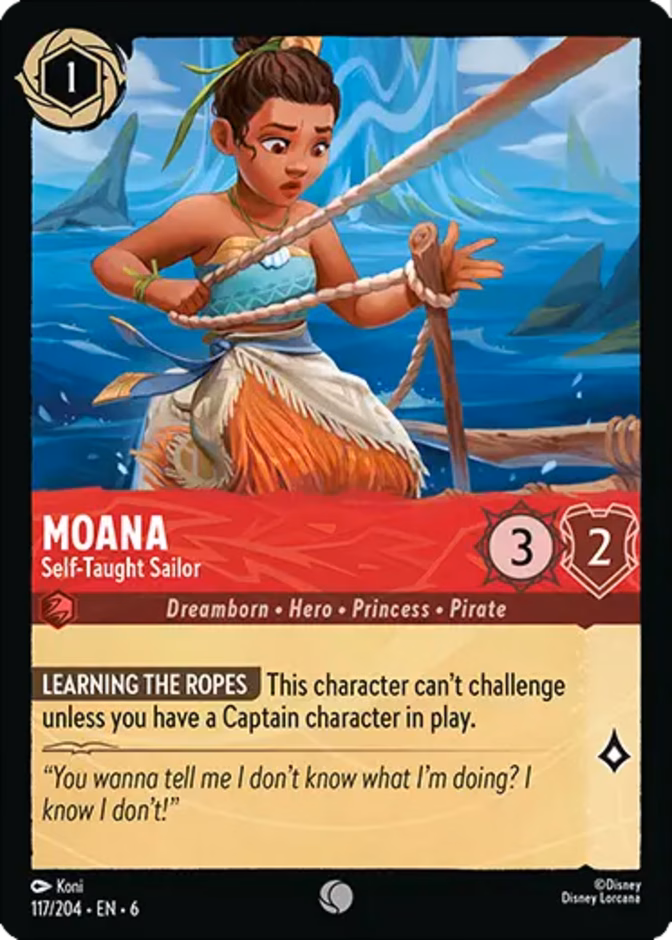 Moana - Self-Taught Sailor #117 (Common)