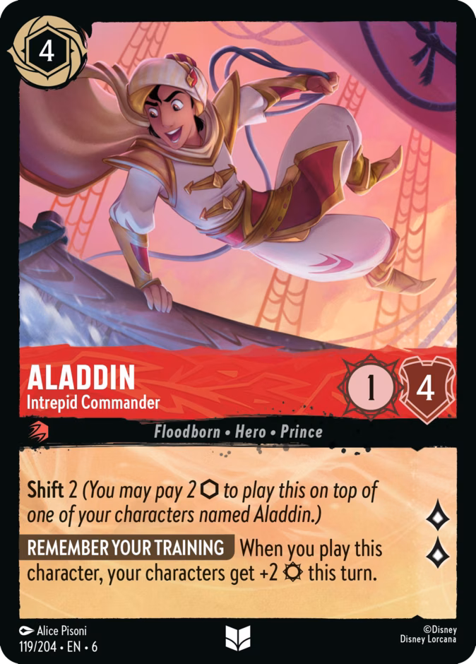 Aladdin - Intrepid Commander #119 (Uncommon)
