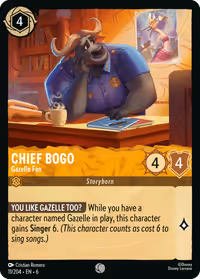 Chief Bogo - Gazelle Fan #11 (Common)