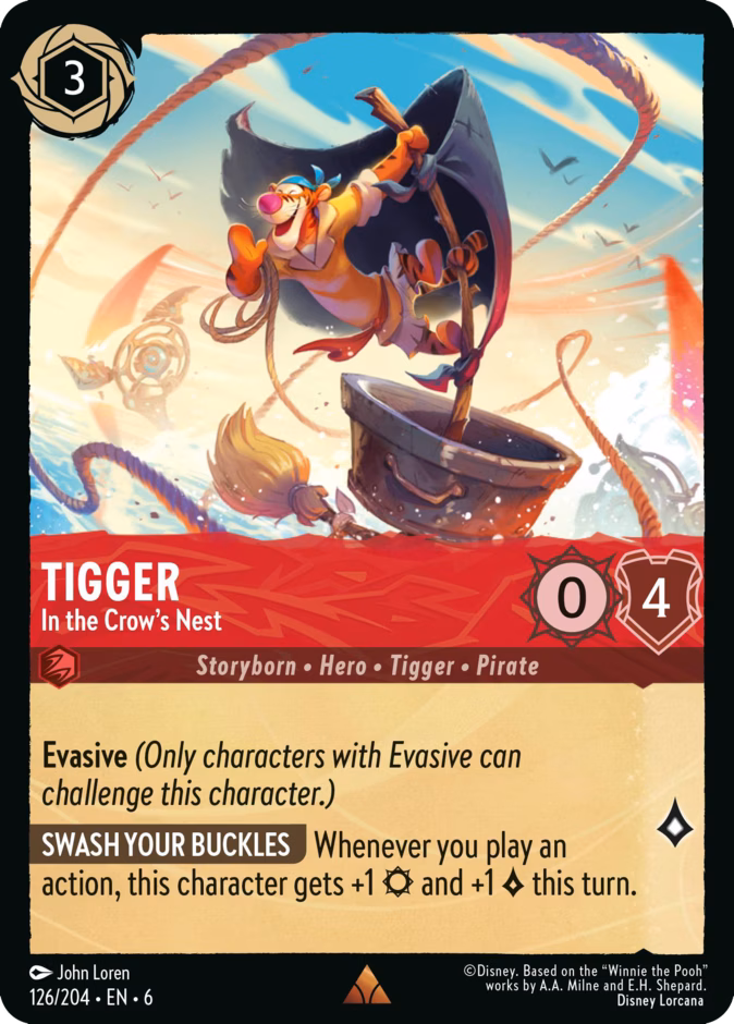 Tigger - In the Crow's Nest #126 (Rare)