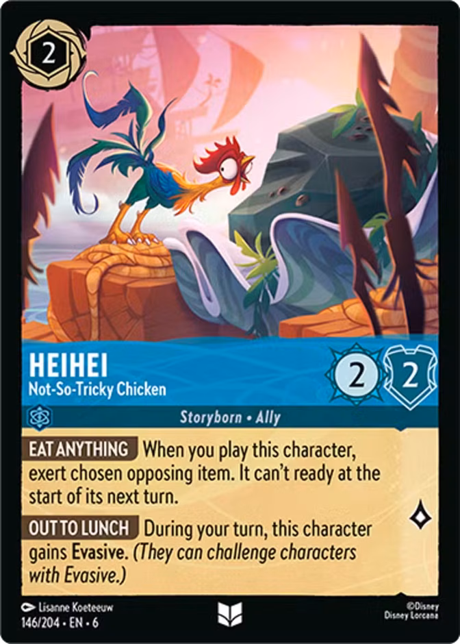 HeiHei - Not-So-Tricky Chicken #146 (Uncommon)