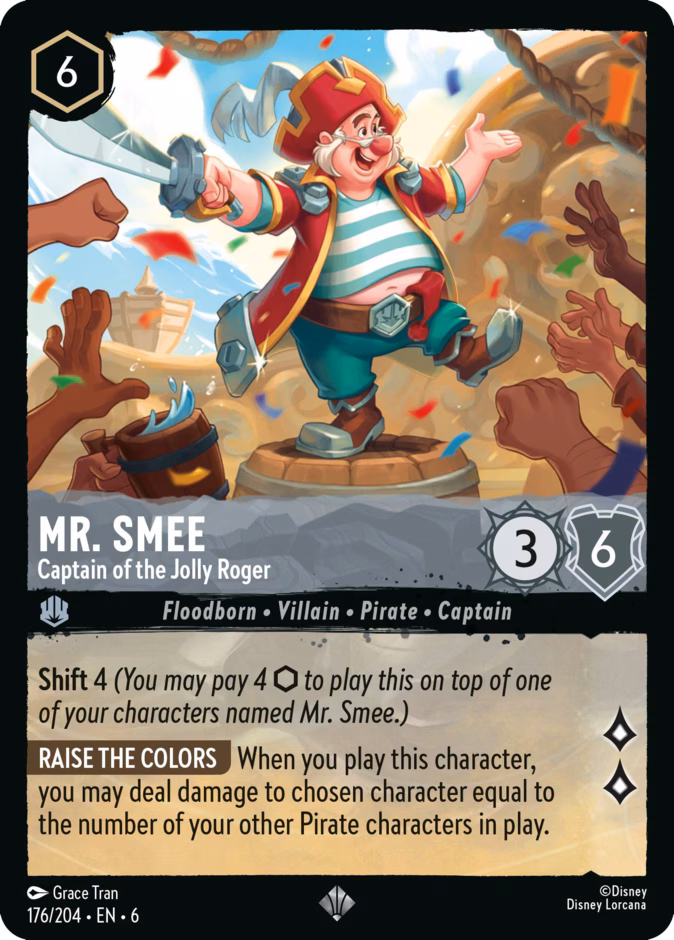 Mr. Smee - Captain of the Jolly Roger #176 (Super_rare)
