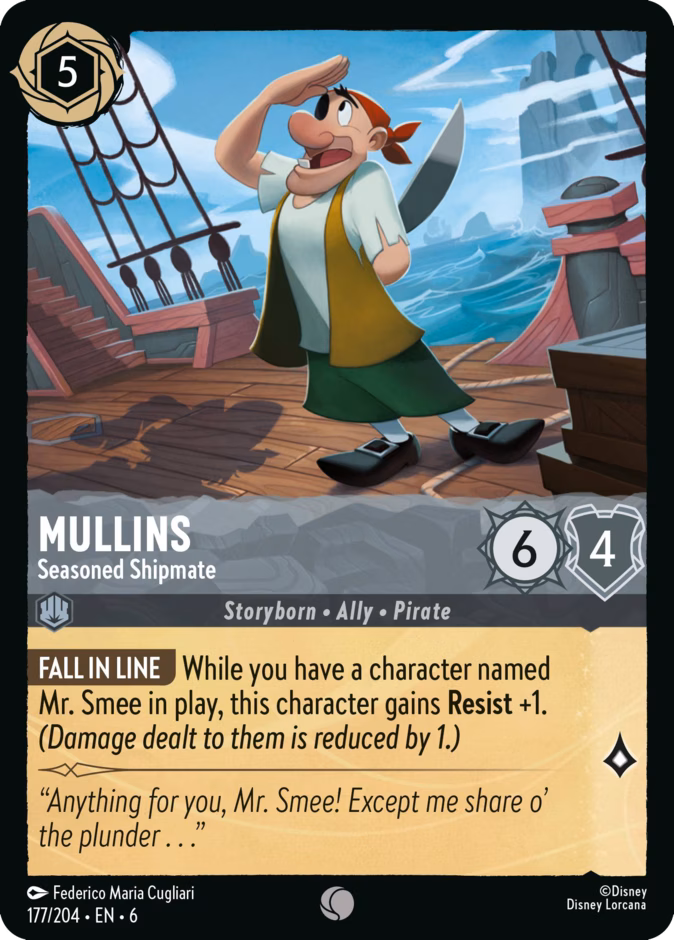 Mullins - Seasoned Shipmate #177 (Common)
