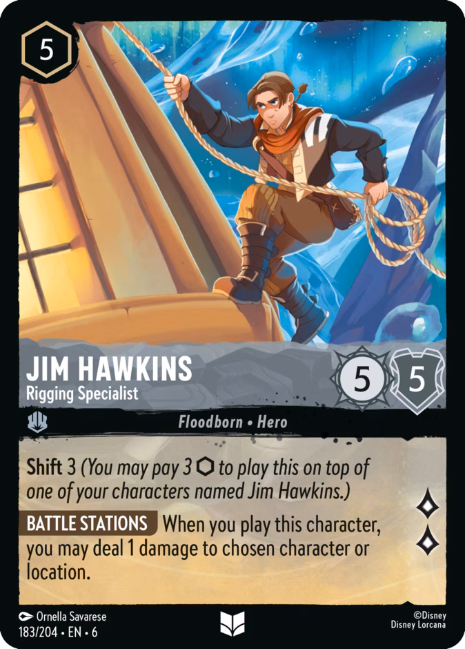 Jim Hawkins - Rigging Specialist #183 (Uncommon)