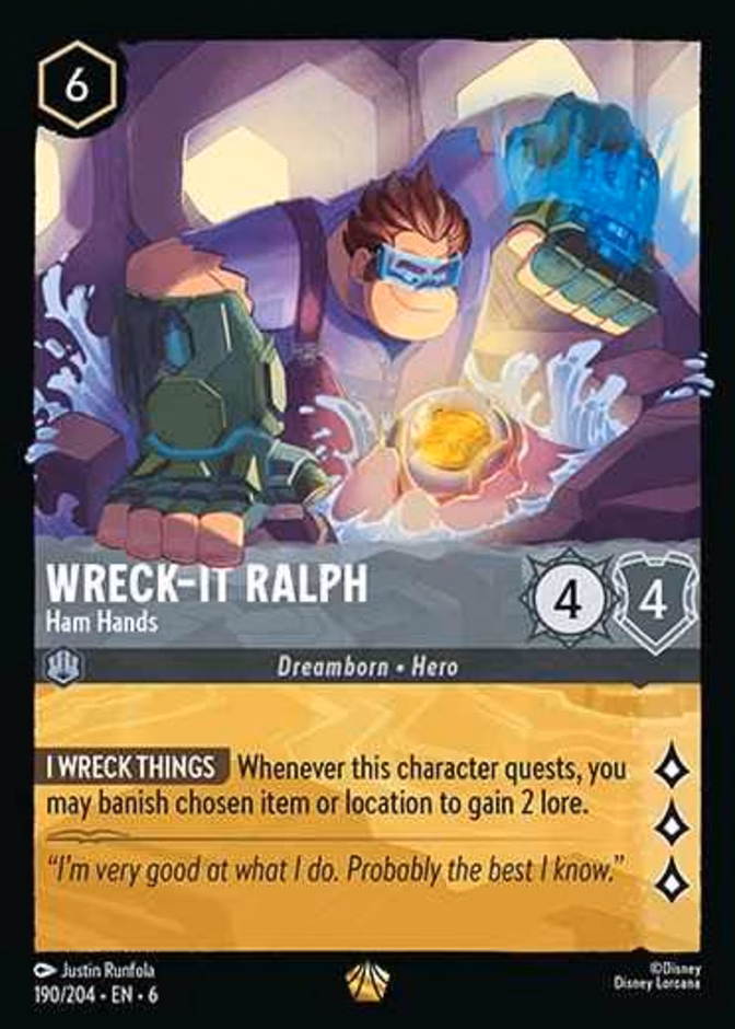 Wreck-It Ralph - Ham Hands #190 (Legendary)