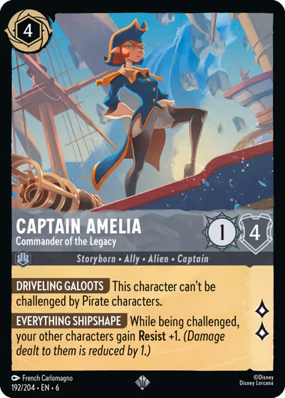 Captain Amelia - Commander of the Legacy