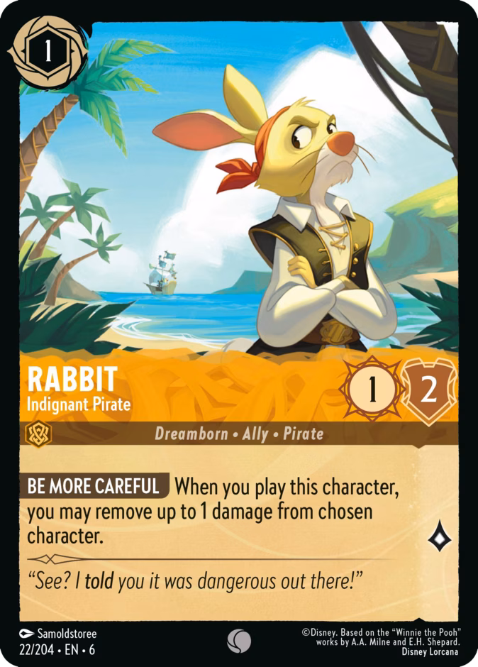 Rabbit - Indignant Pirate #22 (Common)