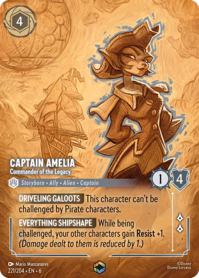 Captain Amelia - Commander of the Legacy #221