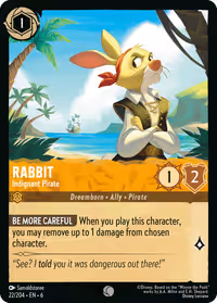 Rabbit - Indignant Pirate #22 (Common)