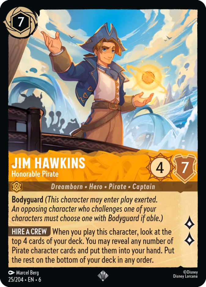 Jim Hawkins - Honorable Pirate #25 (Super_rare)