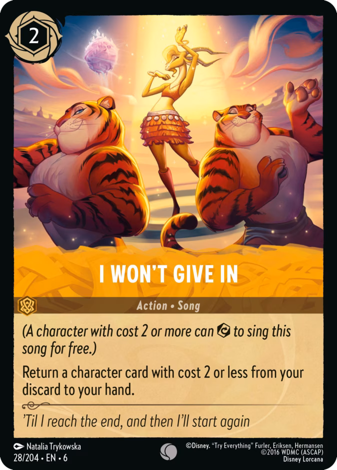 I Won't Give In #28 (Common)
