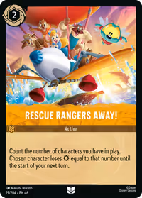 Rescue Rangers Away! #29 (Uncommon)