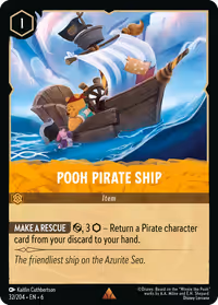 Pooh Pirate Ship #32 (Rare)