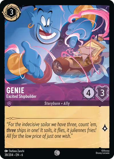 Genie - Excited Shipbuilder