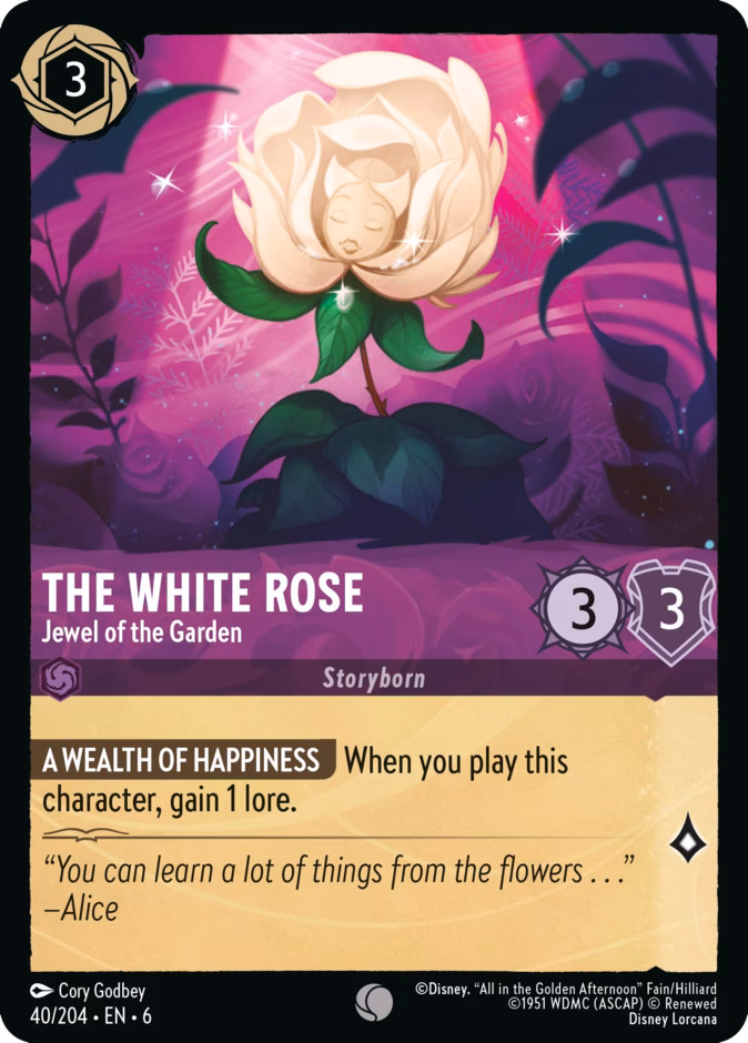 The White Rose - Jewel of the Garden #40 (Common)