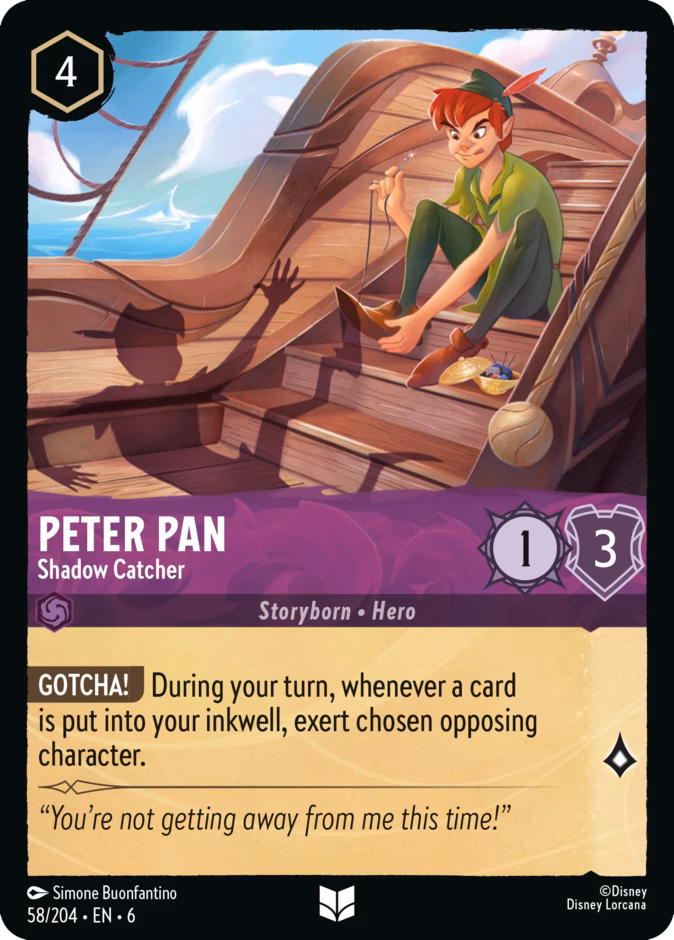 Peter Pan - Shadow Catcher #58 (Uncommon)