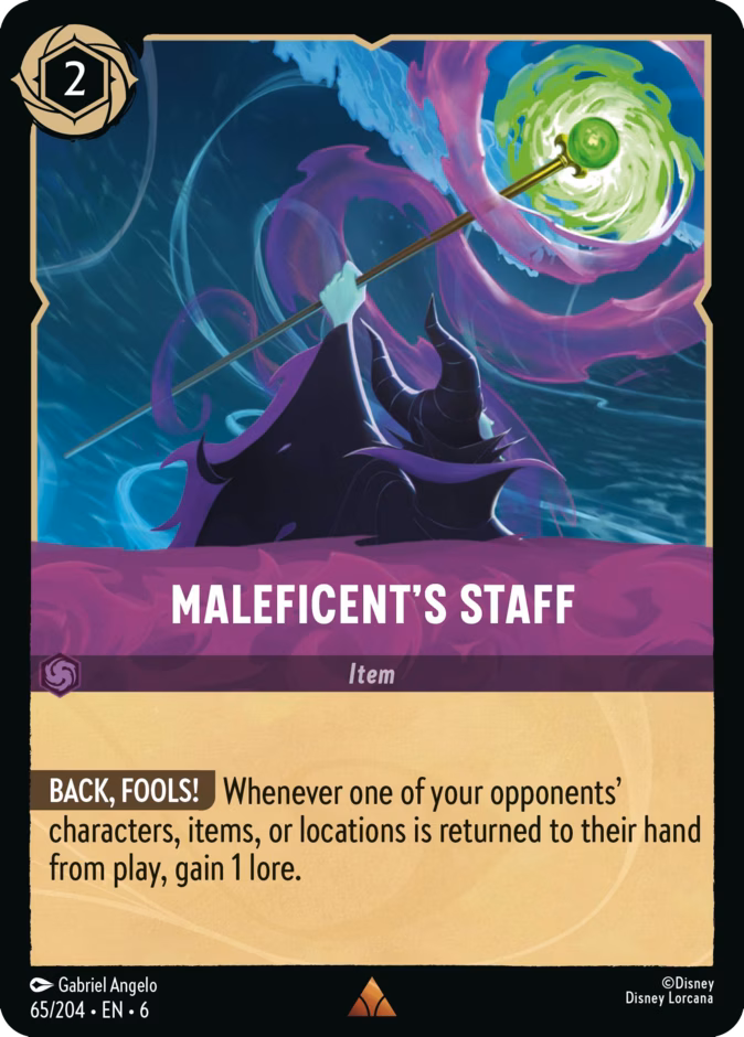 Maleficent's Staff #65 (Rare)