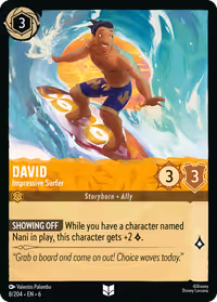 David - Impressive Surfer #8 (Uncommon)