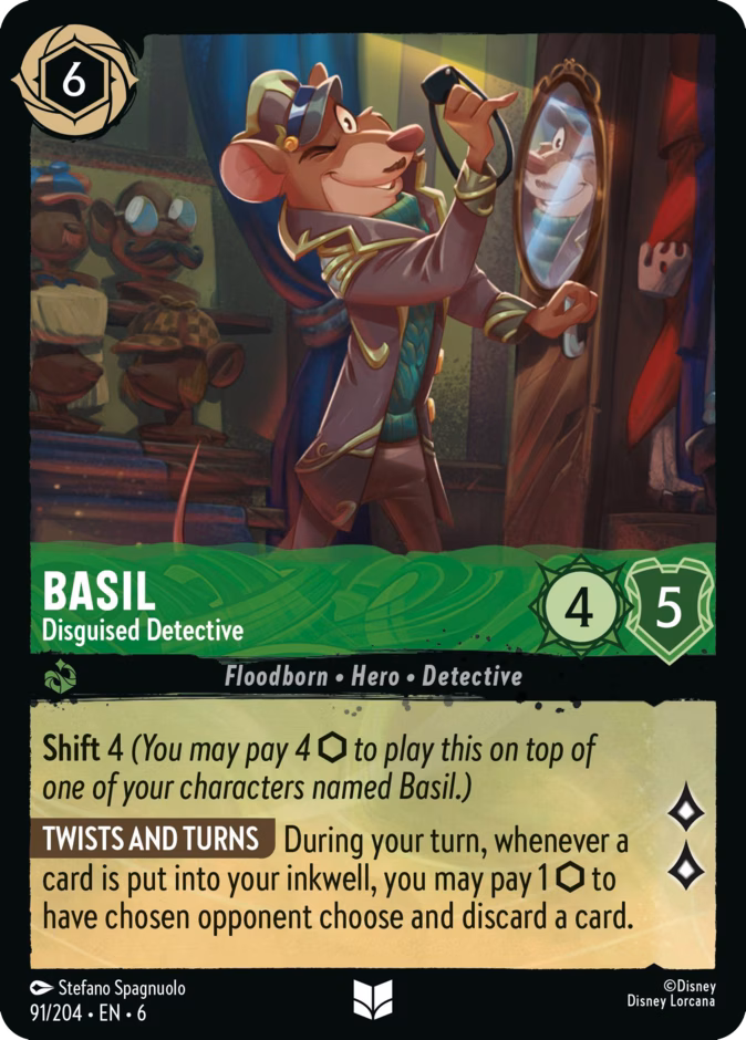Basil - Disguised Detective #91 (Uncommon)