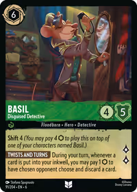 Basil - Disguised Detective #91 (Uncommon)