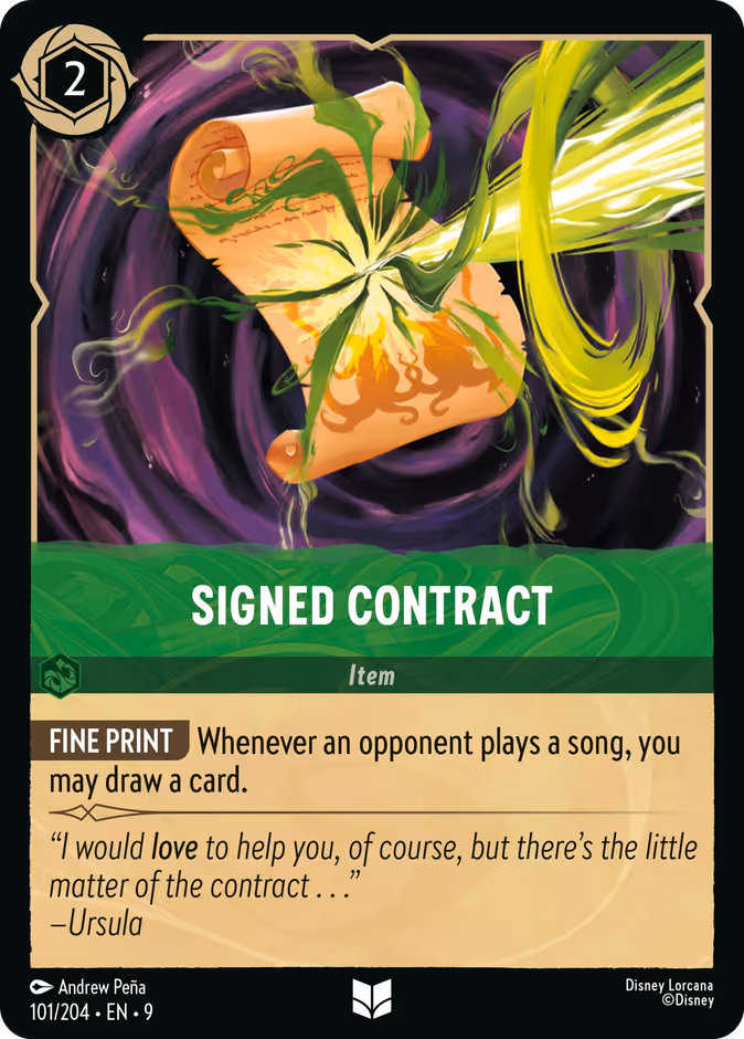 Signed Contract #101 (Uncommon)