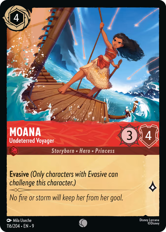 Moana - Undeterred Voyager #116 (Common)