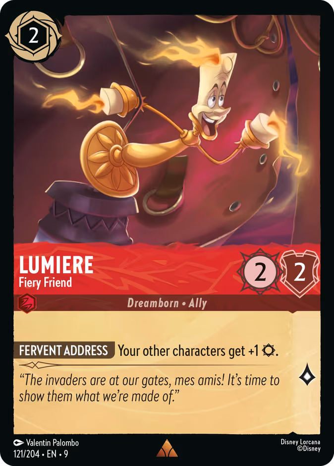 Lumiere - Fiery Friend #121 (Rare)