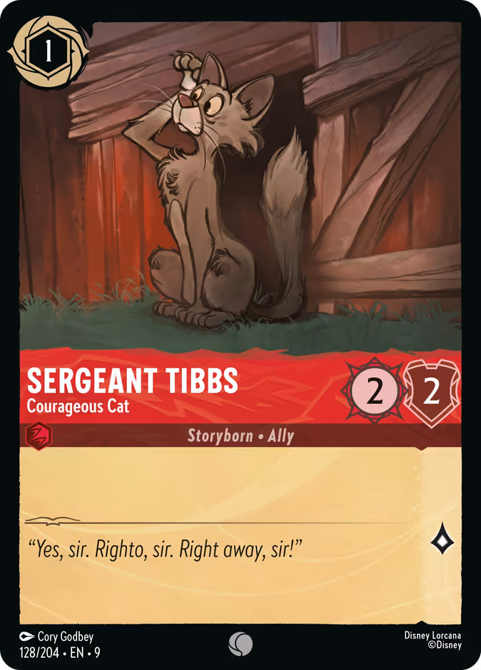 Sergeant Tibbs - Courageous Cat #128 (Common)