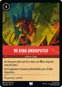 Be King Undisputed #133 (Uncommon)