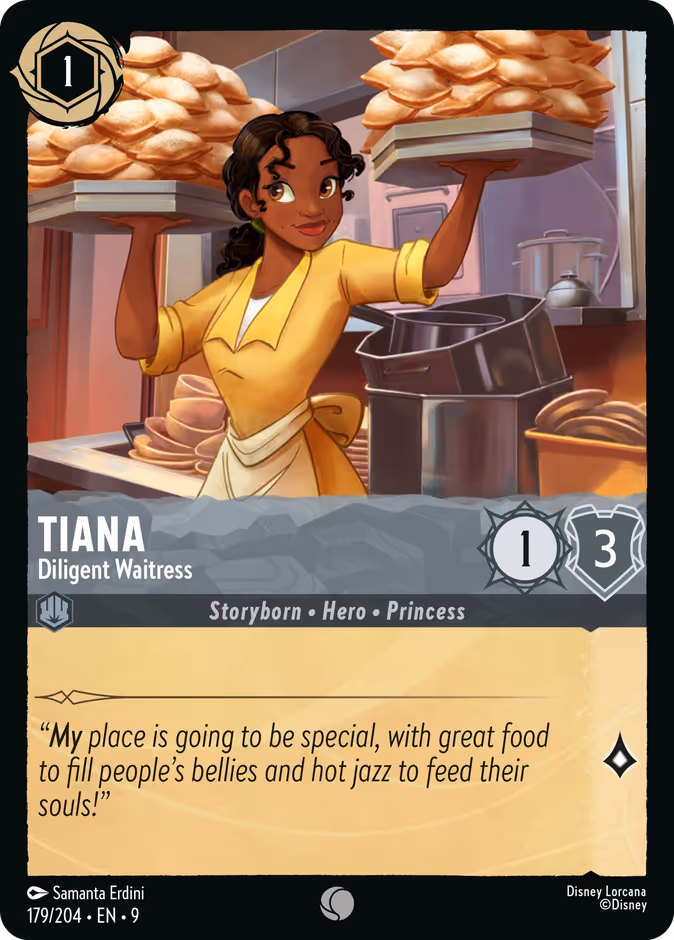Tiana - Diligent Waitress #179 (Common)