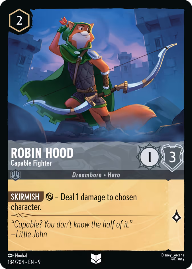 Robin Hood - Capable Fighter #184 (Uncommon)