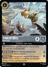 Tinker Bell - Giant Fairy #188 (Super Rare)