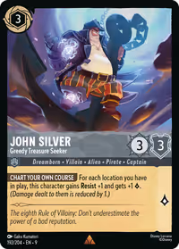 John Silver - Greedy Treasure Seeker #192 (Rare)