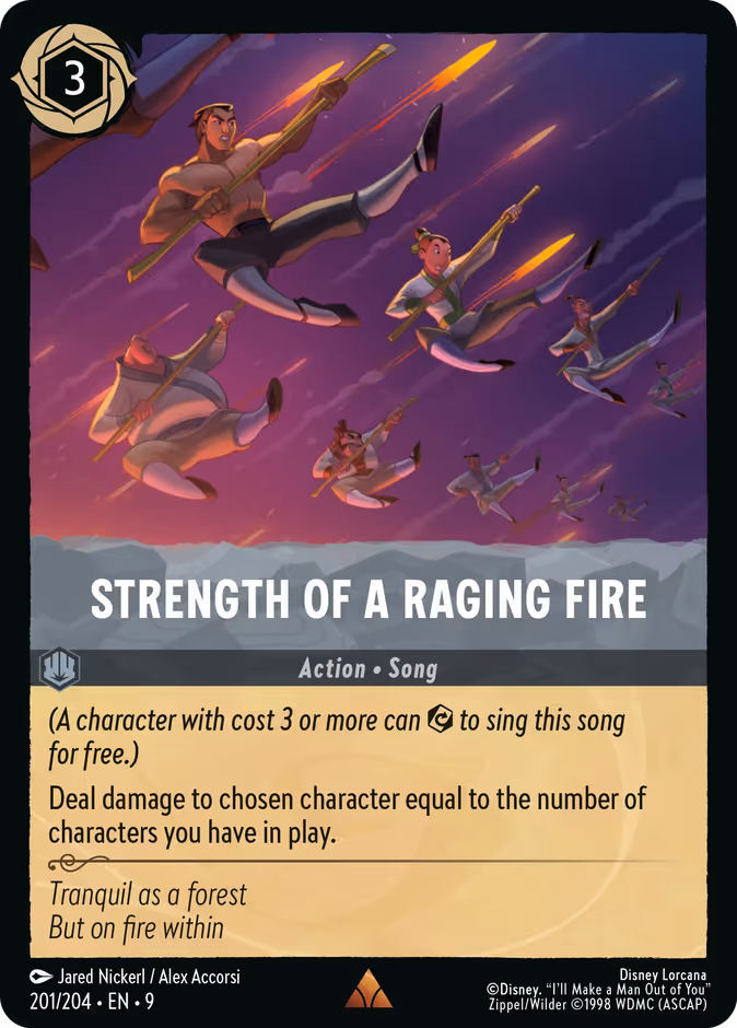 Strength of a Raging Fire #201 (Rare)