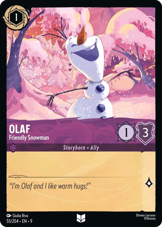 Olaf - Friendly Snowman #55 (Uncommon)