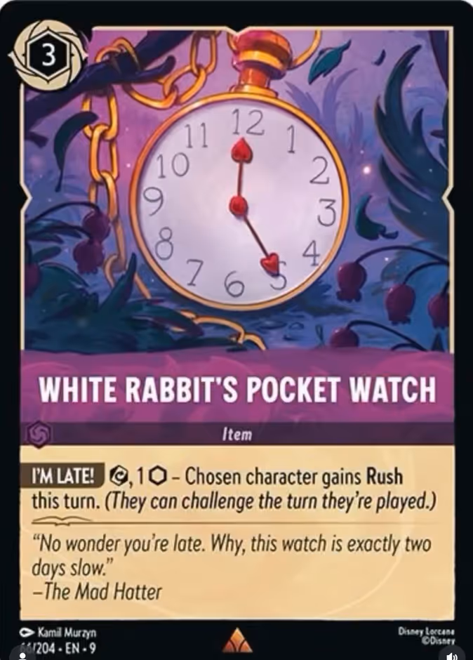 White Rabbit's Pocket Watch #66 (Rare)