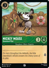 Mickey Mouse - Steamboat Pilot #80 (Common)