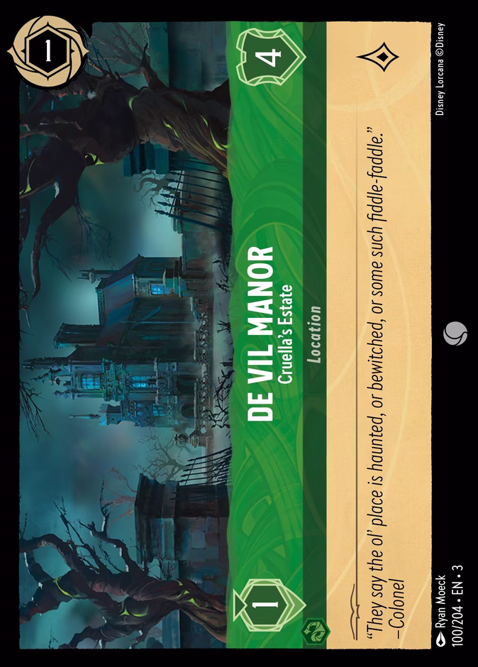 De Vil Manor - Cruella's Estate #100 (Common)