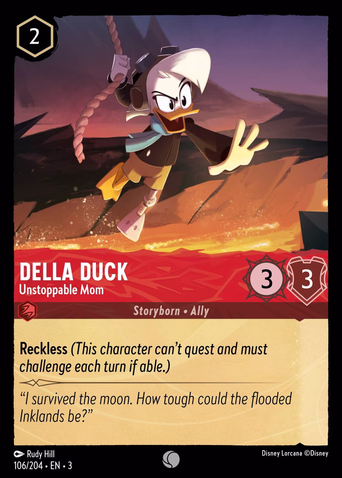 Della Duck - Unstoppable Mom #106 (Common)