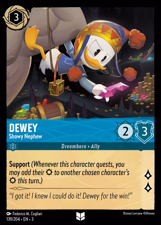 Dewey - Showy Nephew #139 (Uncommon)