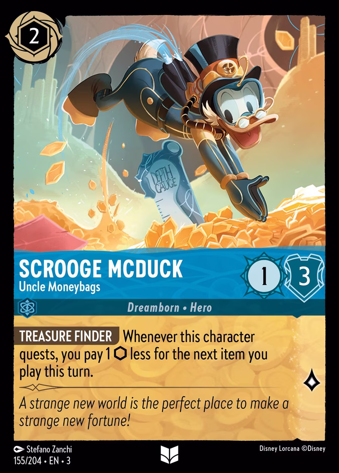 Scrooge McDuck - Uncle Moneybags #155 (Uncommon)