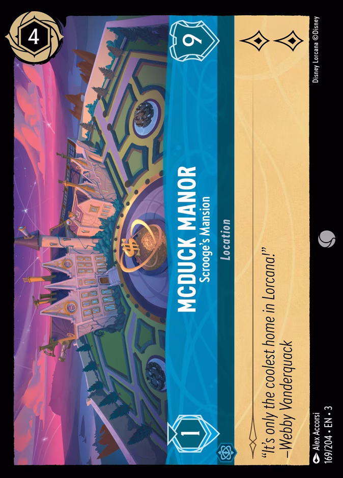 McDuck Manor - Scrooge's Mansion #169 (Common)